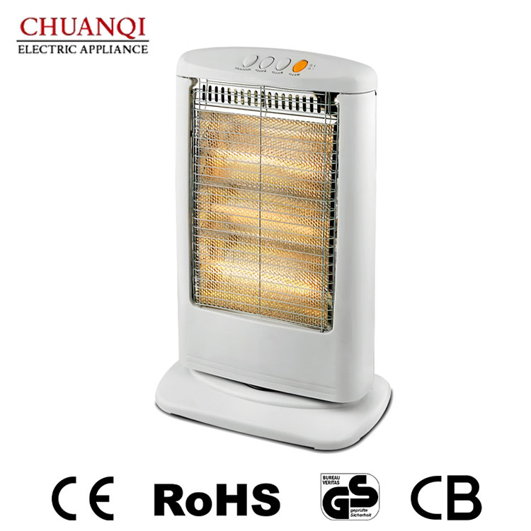 1200 W 3 buizen halogeenverwarmer met afstandsbediening