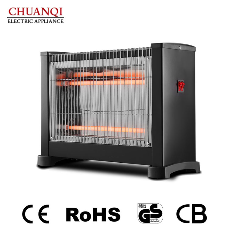 1800W kwartsverwarmer met 3 buizen